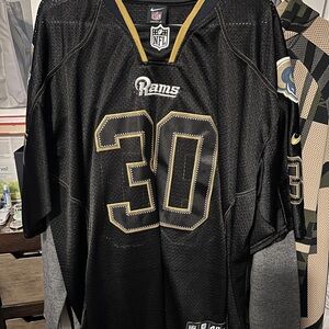 NFL Rams Black and Gold Jersey